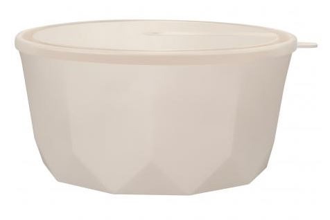 Салатник Plast Team STOCKHOLM с крышкой 4,6л молочный туман